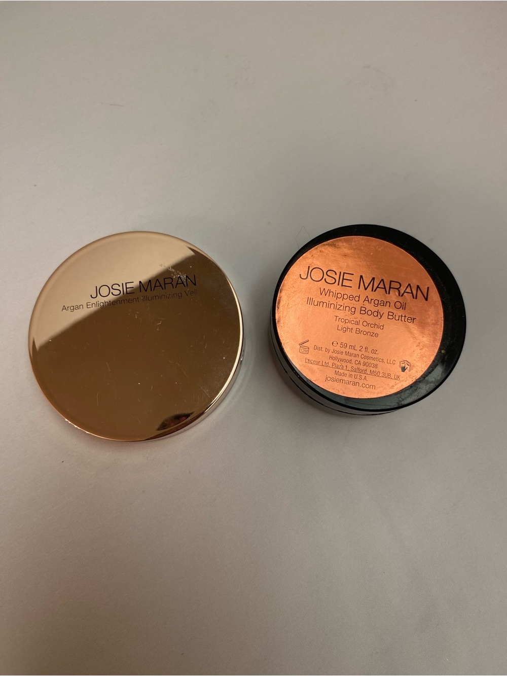 Bundle JOSIE MARAN Illuminizing Body Butter and enlightened luminizing veil new